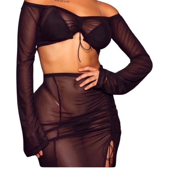 Fashion Nova Other - Mesh Cover Up Set | Fashion Nova
